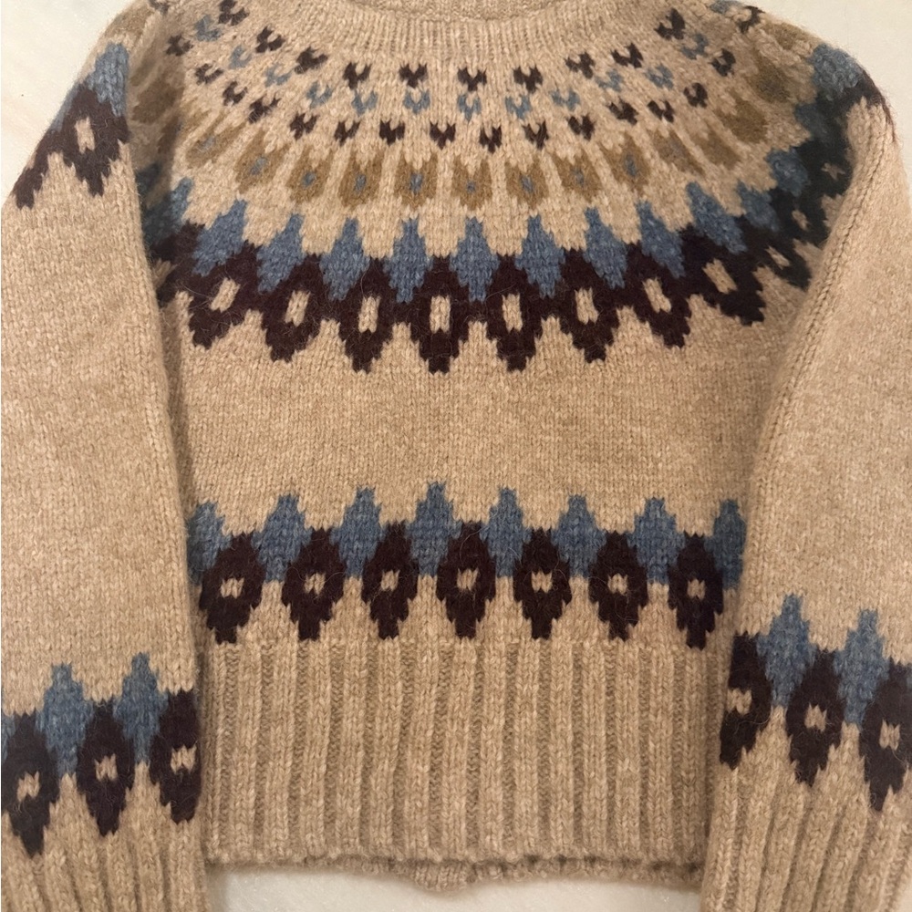 Veronica Beard Fair Isle Cardigan NWT - Picture 2 of 8
